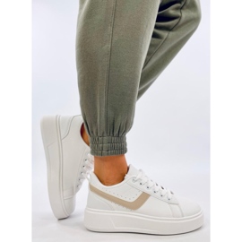 Emmas Beige tenisice s platformom bijela 1