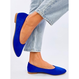 Keys Sky Blue kožni uložak balerinke plava 1