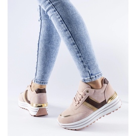 Ružičaste Provinciale tenisice s platformom ružičasta 1