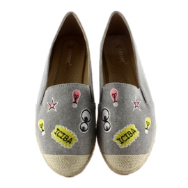 Espadrile sa sivim zakrpama JH21p siva 1