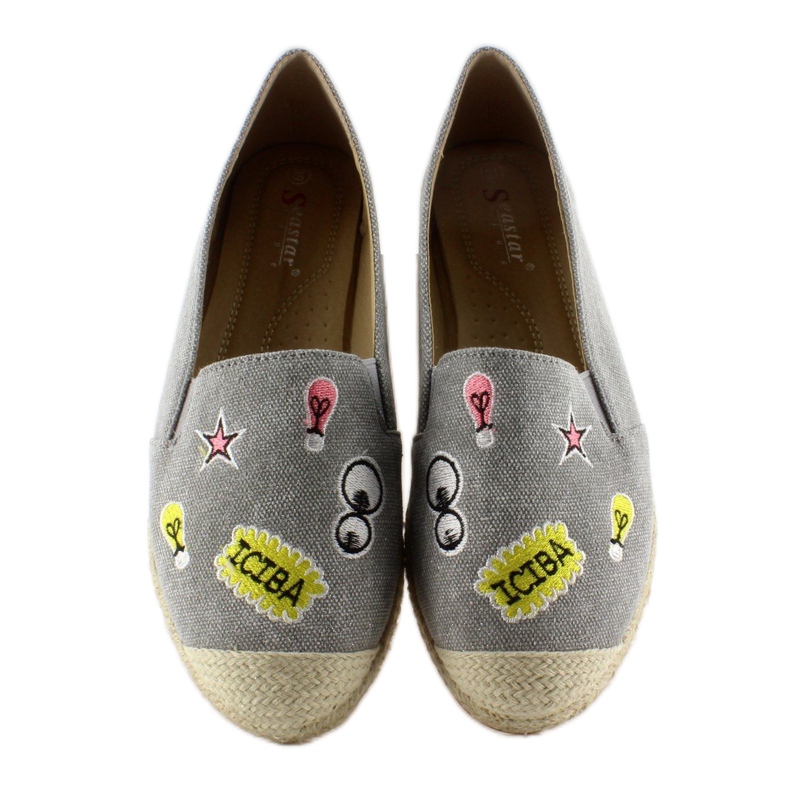 Espadrile sa sivim zakrpama JH21p siva 1