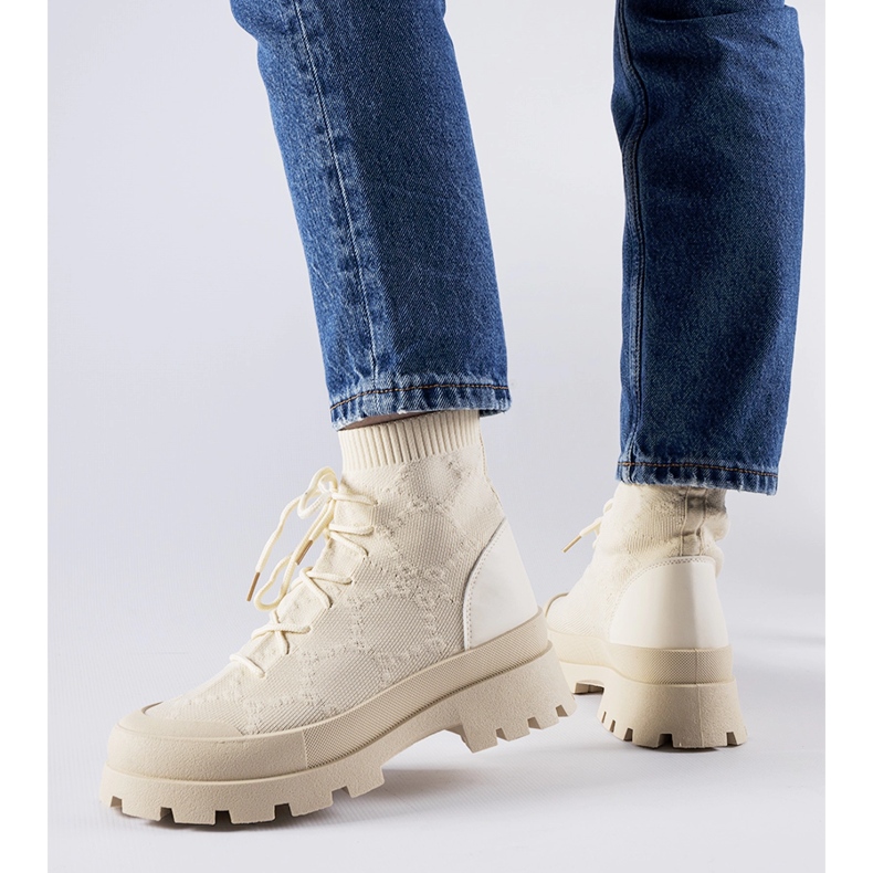 Bež visoke tenisice Éric 1