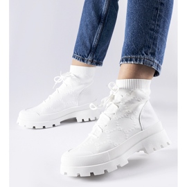 Bijele visoke tenisice Éric bijela 1