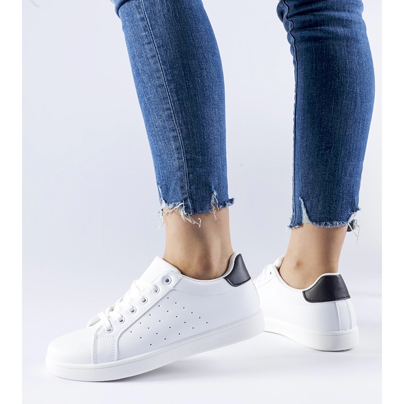 Bijelo-crne Bourassa tenisice bijela 1