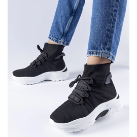 Crne visoke Vigatto tenisice crno 1