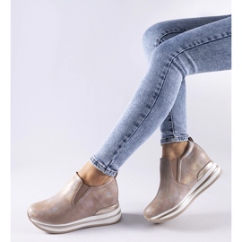 Svijetlo ružičaste Alquippa tenisice na wedge ružičasta 1