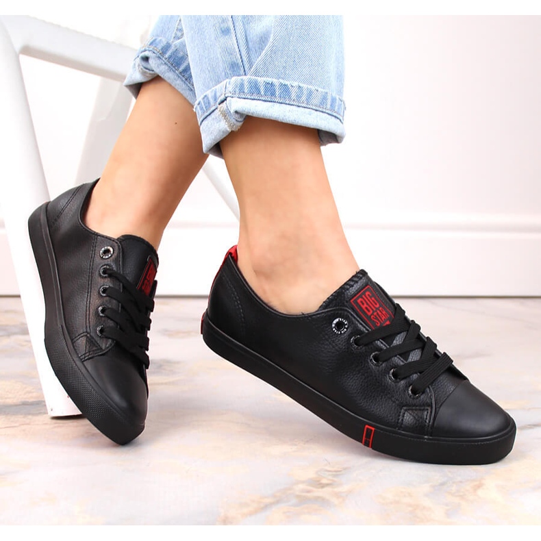 Niska eko koža crna Big Star GG274007 crno 2