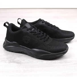 Crne muške sportske cipele Big Star LL174248 crno 1