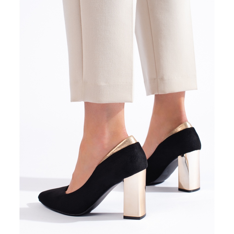 Crne antilop pumpe na stupu crna 1