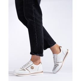 Bijele kožne sportske cipele bijela 1