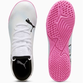 Puma Future 7 Play It Jr 107739-01 tenisice za nogomet bijela 1