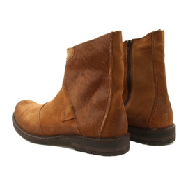 Olivier Kožne muške čizme 553KZ crvene smeđa 7