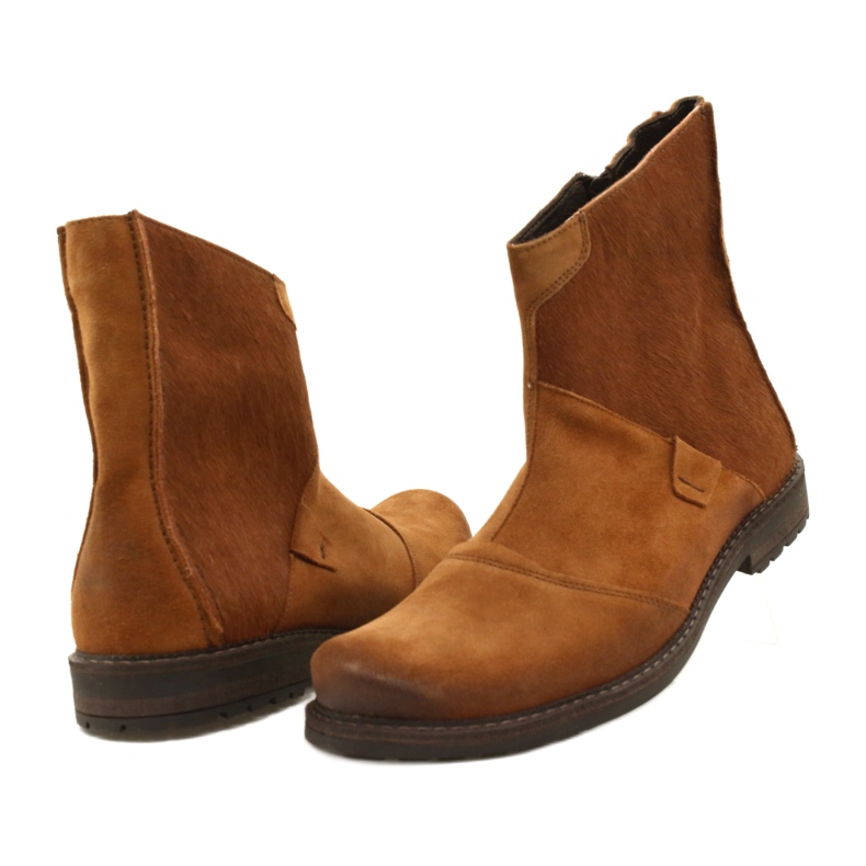 Olivier Kožne muške čizme 553KZ crvene smeđa 6