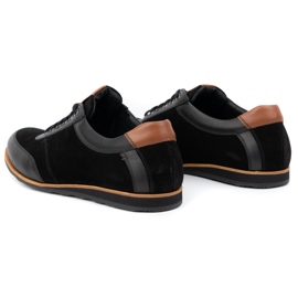 Olivier Muške kožne cipele 7007KB crne crno 4