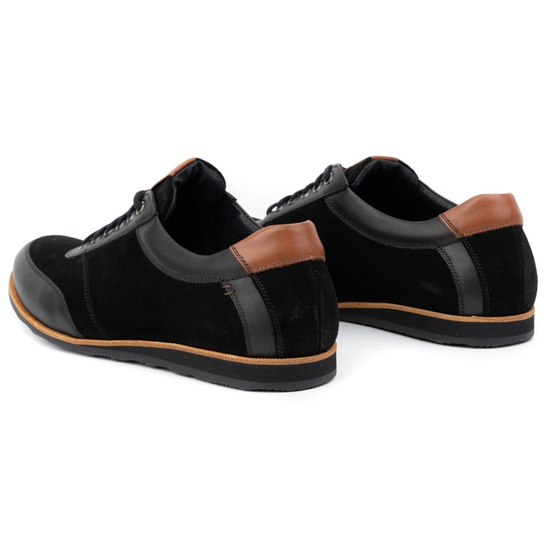 Olivier Muške kožne cipele 7007KB crne crna 4