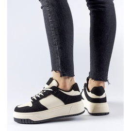 Crne tenisice na Crim platformu crno 1