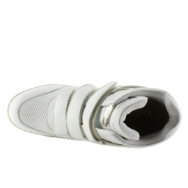 Tenisice za lice visoke JT35 bijele bijela 2