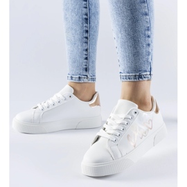 Bijele tenisice na Montclair platformi bijela 1