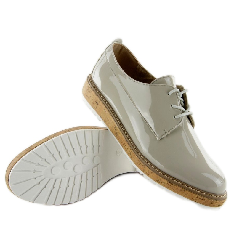 Loaferice s kožnom unutrašnjosti 7153 Grey siva 2