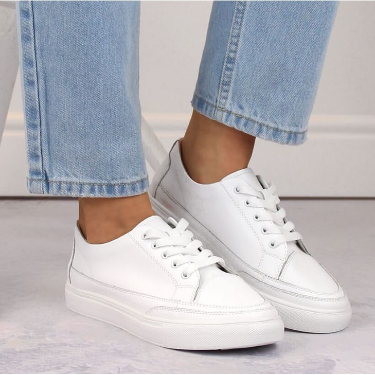 Sergio Leone W SK430 kožne cipele, bijele bijela 2