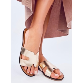 Seastar Palfre Gold ženske japanke zlatni 1