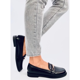 Gracess crne mokasine s medvjedićem crna 2