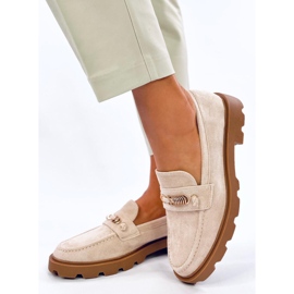 Molla Beige ženske mokasine bež 2