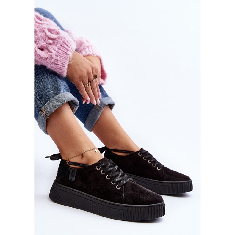 Ženske tenisice Big Star NN276005 Memory Foam System crne crna 2