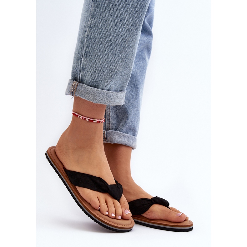 Ženske japanke Big Star LL274625 Black crna 2