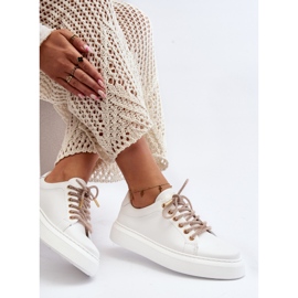 Kožna ženska sportska obuća CheBello 4362 Bijela 1