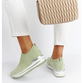 Zelene Alquippa tenisice na wedge zelena 1