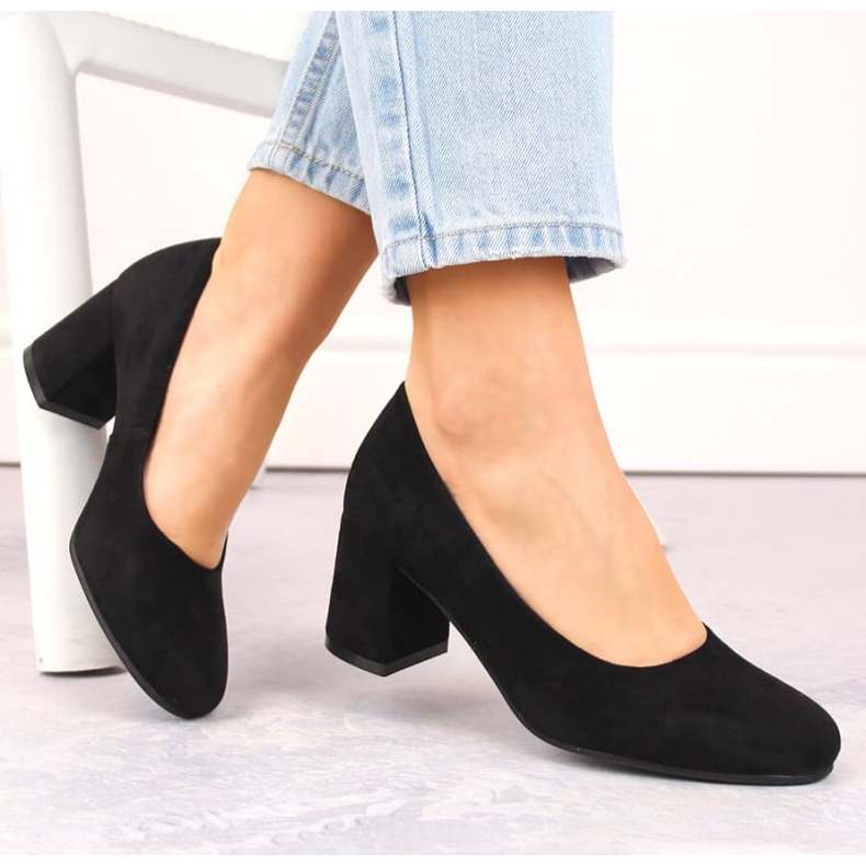 Potocki W WOL207A salonke od brušene kože, crne crna 2