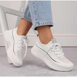 Big Star W INT1961A ažur sportske cipele, bijele bijela 1