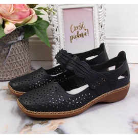 Rieker W RKR139 kožne cipele, tamnoplave 2