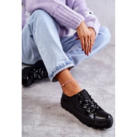 Moderne lakirane tenisice Big Star KK274044 crne crno 2