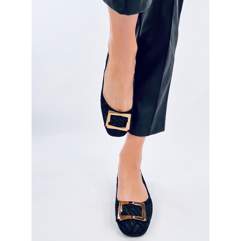 Ells crne balerinke s kopčom crno 1