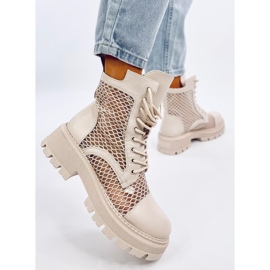 Ralston Panna ažur čizme bež 2