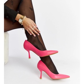 Ružičaste Nixon cipele s niskom petom ružičasta 1