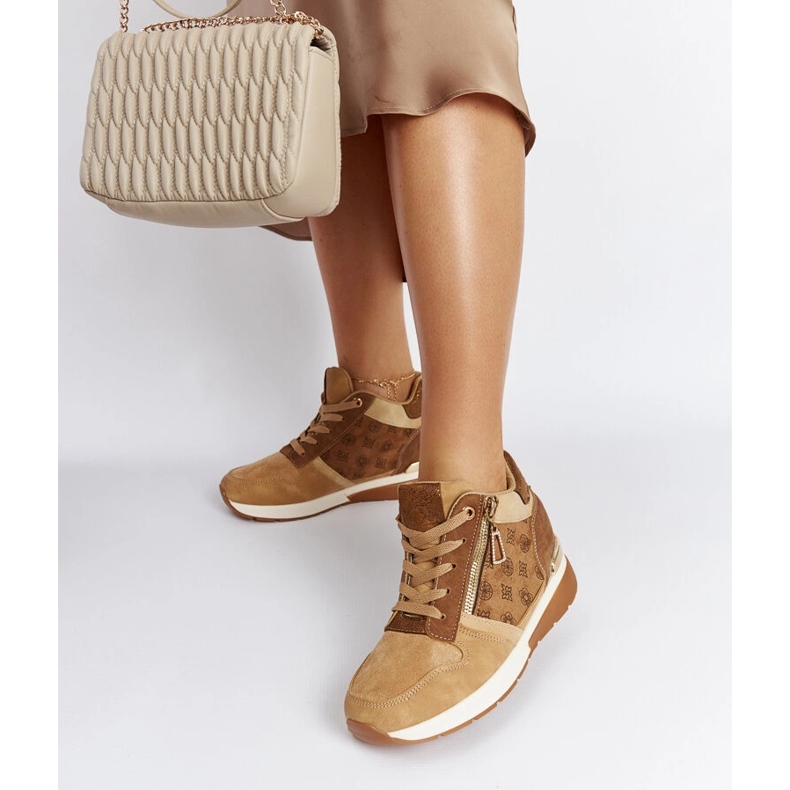 Smeđe tenisice na wedge Knoxville smeđa 2