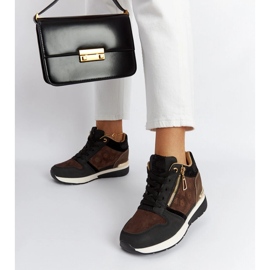 Crne Knoxville tenisice na wedge crna 2