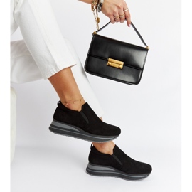 Crne Cliffside tenisice s platformom crno 2