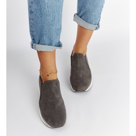 Sive Cliffside tenisice s platformom siva 2