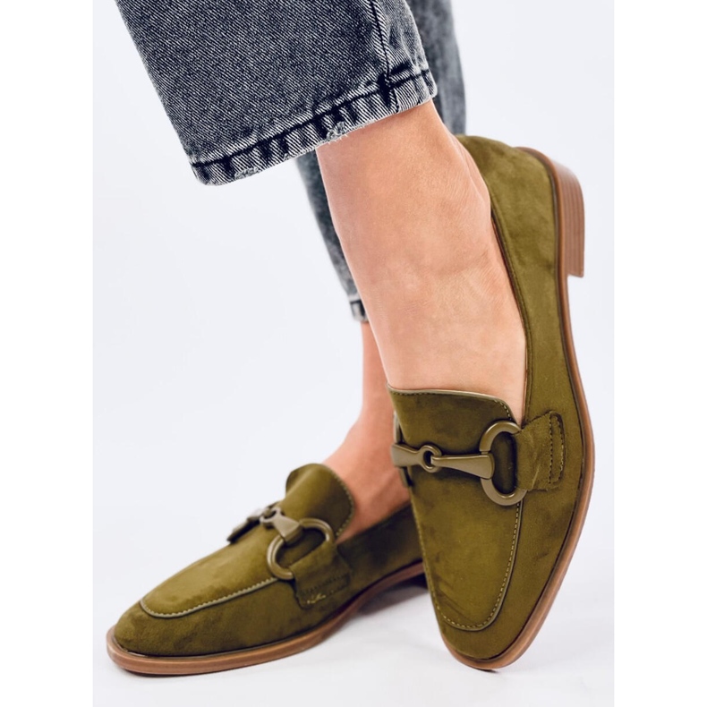 Isidora Green ženske mokasinke zelena 2