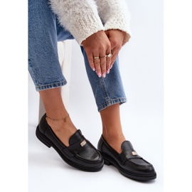 Zazoo 20165 Ženske kožne mokasine, crne crna 2