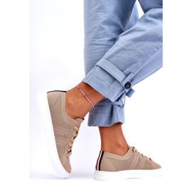 Ženske tenisice na vezanje Bež Etna 7