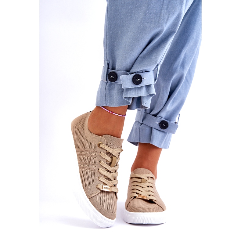 Ženske tenisice na vezanje Bež Etna 2