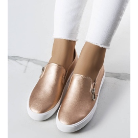 Denain zlatne tenisice od eko kože zlatni 1