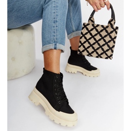 Crne lagane gležnjače Obispo crna 2