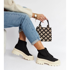 Crne lagane gležnjače Obispo crno 1