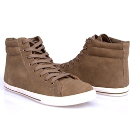 Style 738 Camel visoke tenisice smeđa 1
